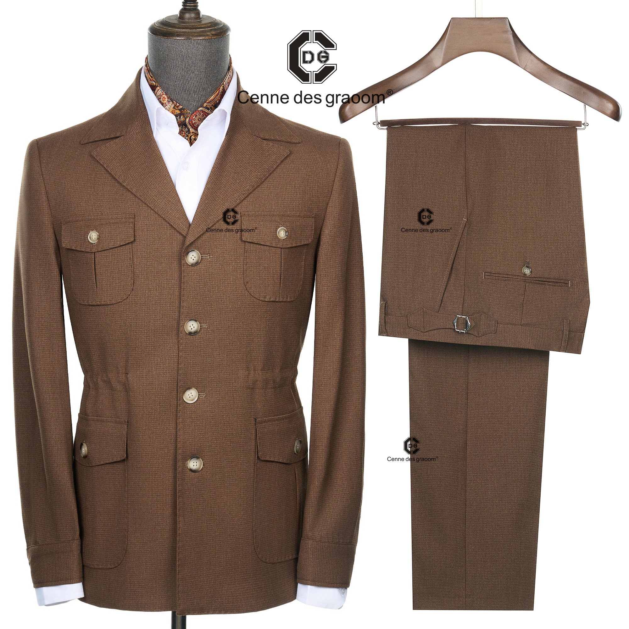 Men Formal Wear Outfits - Cenne Des Graoom 2025 New Fashion