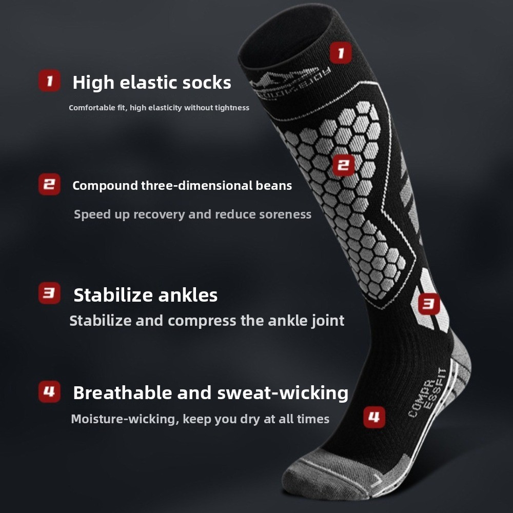 Sock Garter Men - New Thickened Ski Socks Breathable Anti-slip