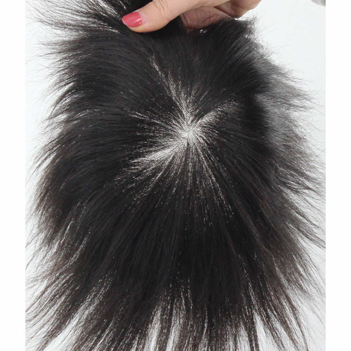 100% Human Hair Men Toupee Mon - Tie Bar Clip incelemesi ve fiyatı