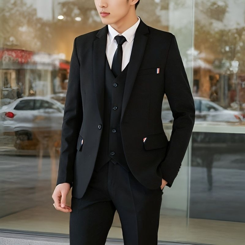 Men's 2 Piece Slim Fit Suit Ko - Korean Men Formal Wear incelemesi ve fiyatı