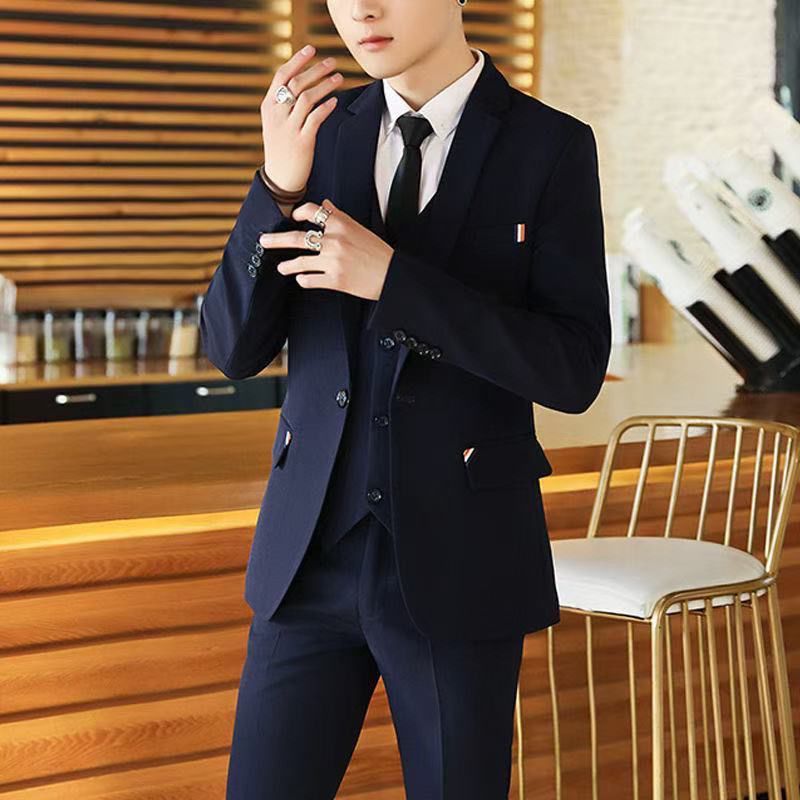 Men's 2 Piece Slim Fit Suit Ko - Korean Men Formal Wear incelemesi ve fiyatı