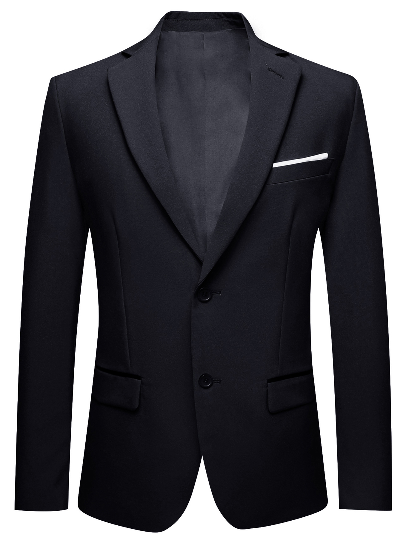 Solid Black Men Suit Blazer, N - Men'S Formal Wear For Office incelemesi ve fiyatı