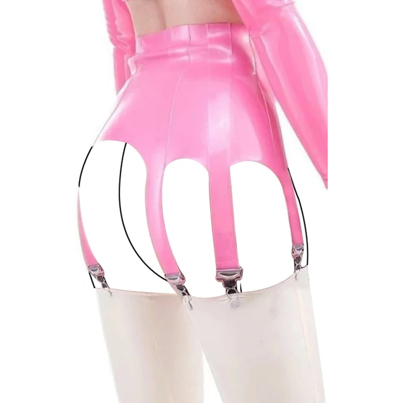 Sexy Latex Rubber Mini Skirt,  - Tie Bar Clip incelemesi ve fiyatı