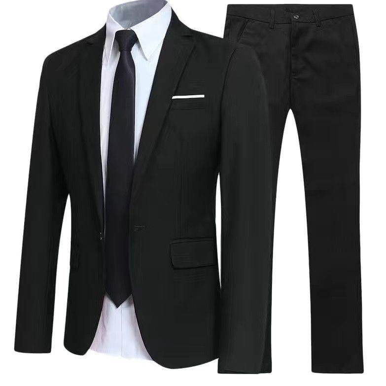 Men's Tee-Piece Suit Slim Fit  - Korean Men Formal Wear incelemesi ve fiyatı