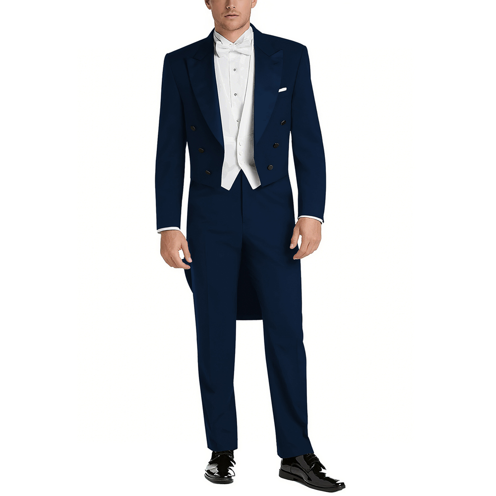 Men's Satin Peak Lapel Suit Se - Men Formal Wear With Blazer incelemesi ve fiyatı