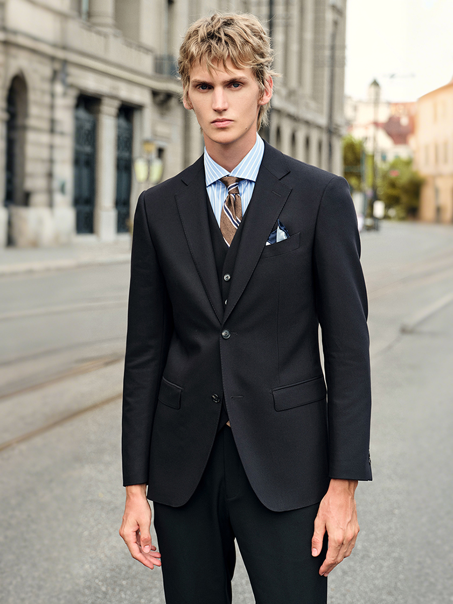 Elastic Men‘s Black Suit Set:  - Men'S Formal Wear For Engagement incelemesi ve fiyatı