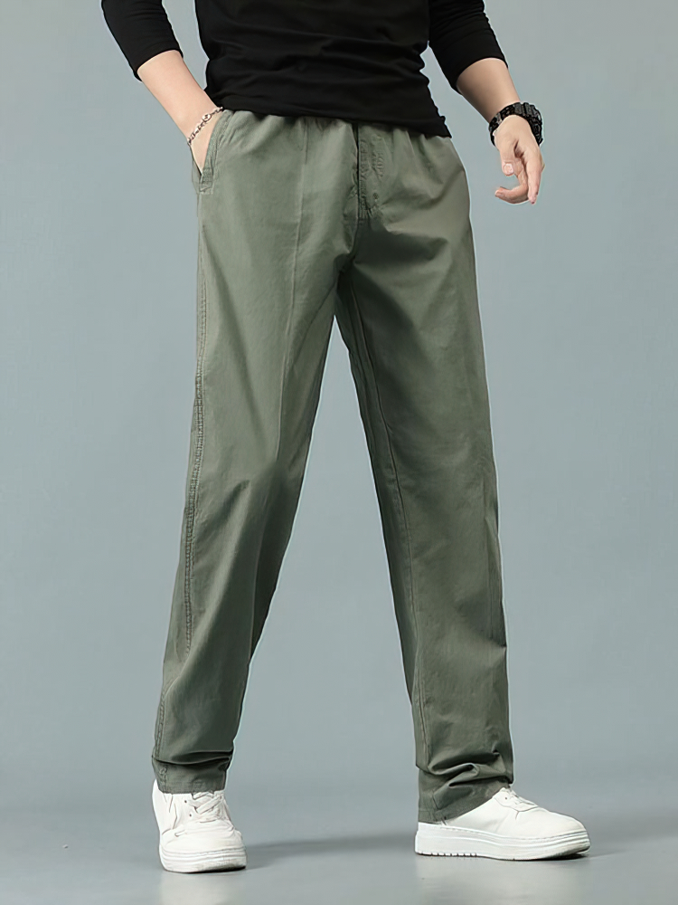 100% Cotton Straight Casual Pa - Men'S Formal Wear For Office incelemesi ve fiyatı