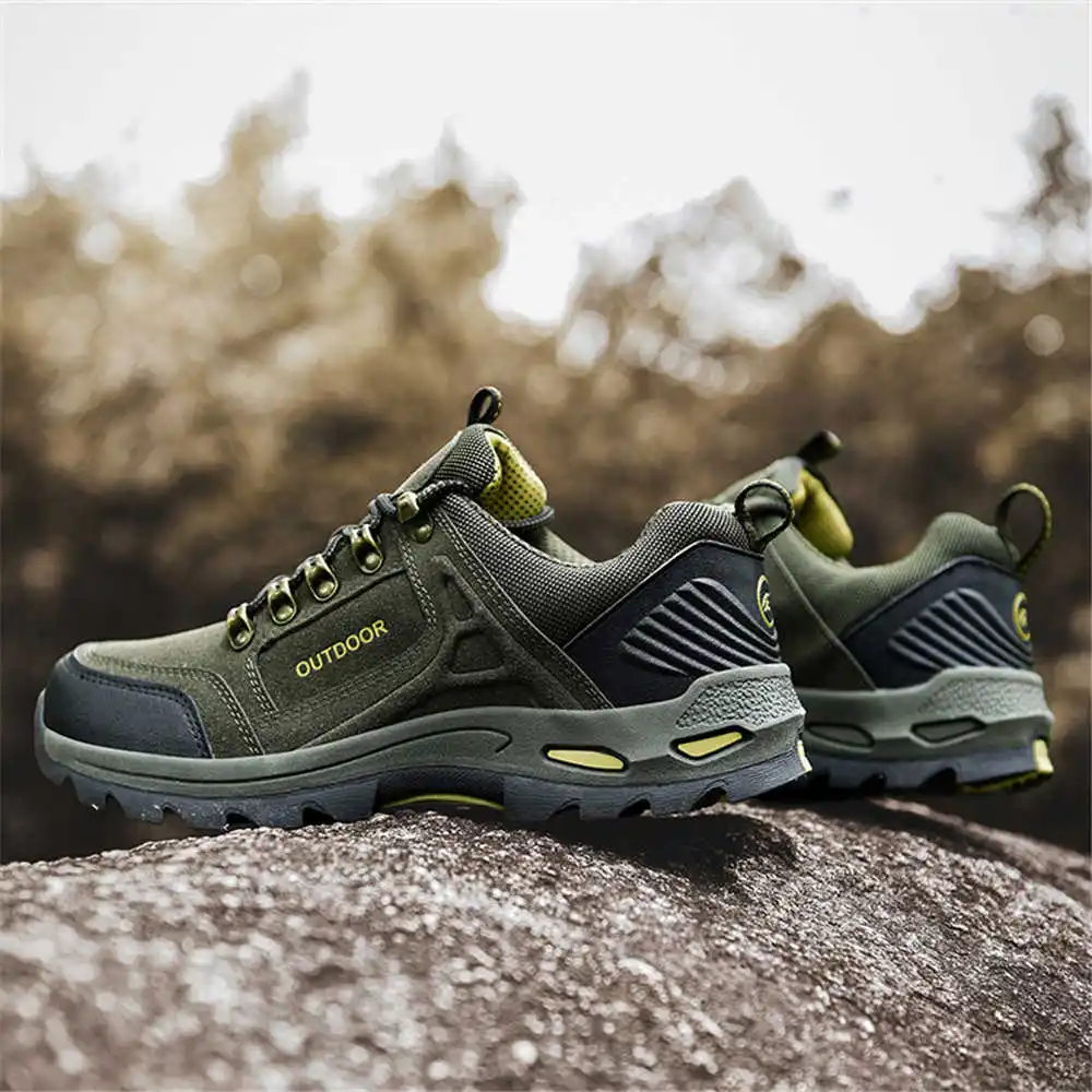 Non-slip Lace Up Hiking Tennis - Formal Wear For Men Yellow incelemesi ve fiyatı