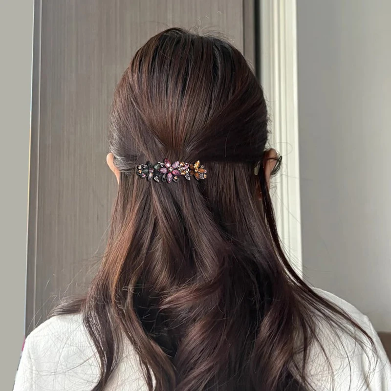 Elegant Rhinestone Glaze Flowe - Tie Bar Clip incelemesi ve fiyatı