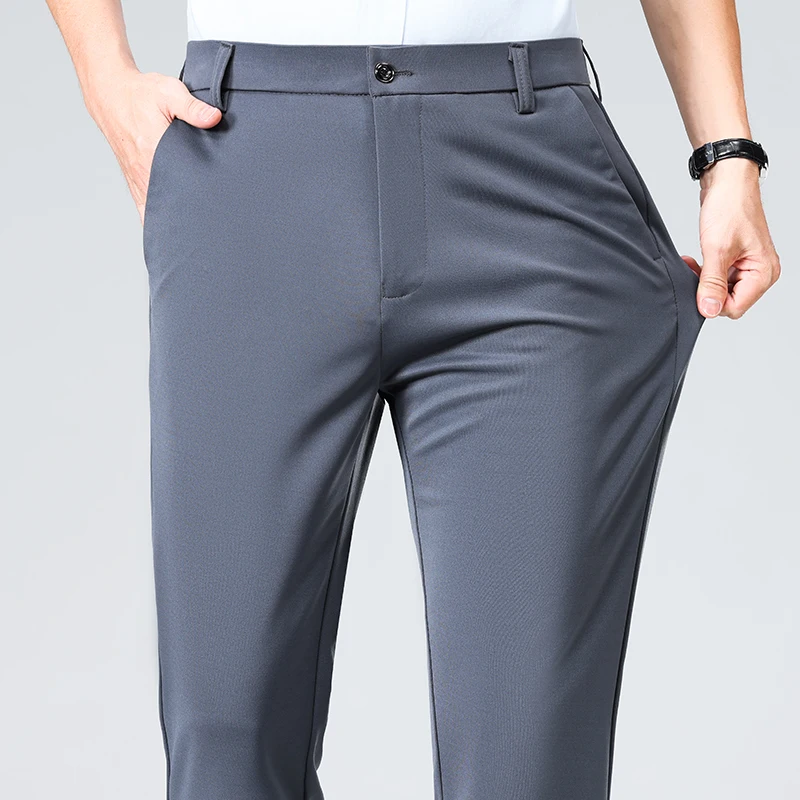 Spring Summer Thin Trousers Me - Men Formal Wear Outfits incelemesi ve fiyatı