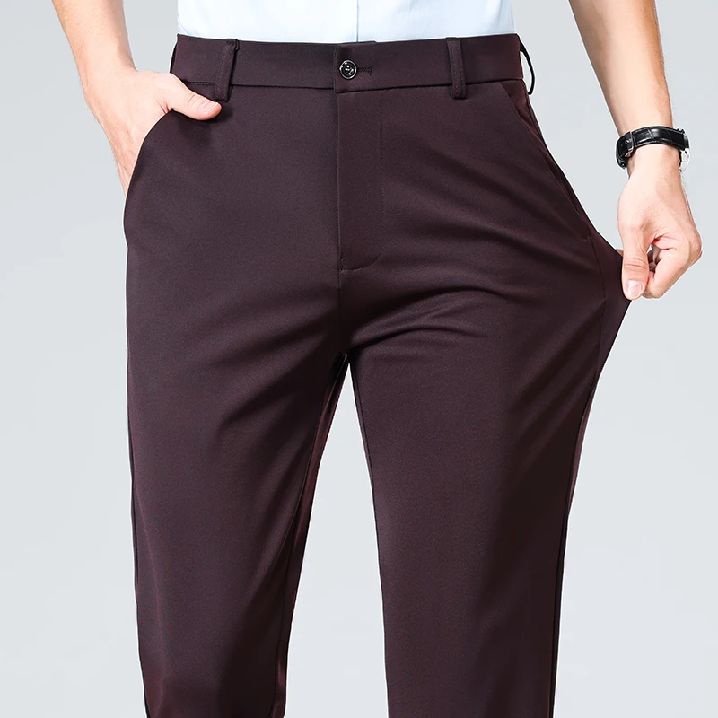 Spring Summer Thin Trousers Me - Men Formal Wear Outfits incelemesi ve fiyatı