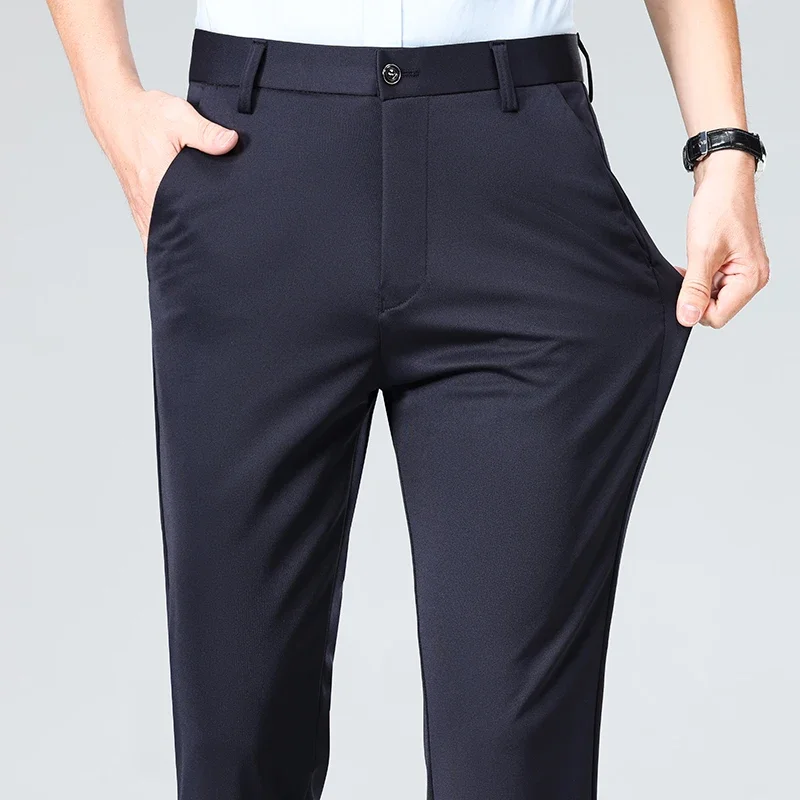 Spring Summer Thin Trousers Me - Men Formal Wear Outfits incelemesi ve fiyatı