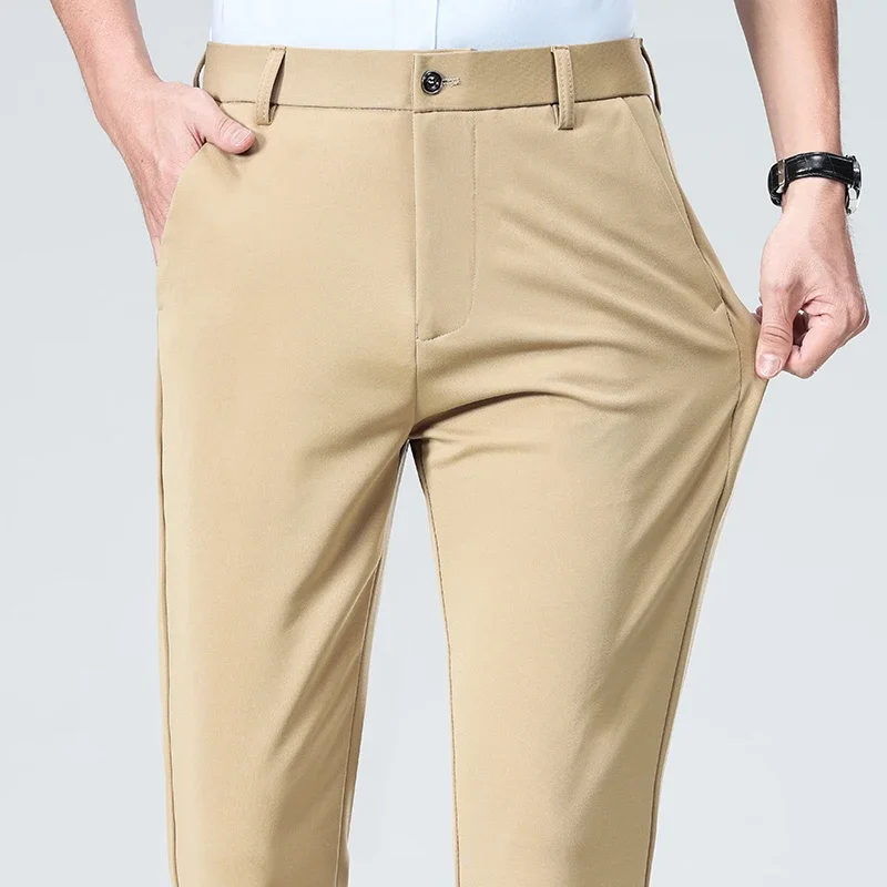 Spring Summer Thin Trousers Me - Men Formal Wear Outfits incelemesi ve fiyatı