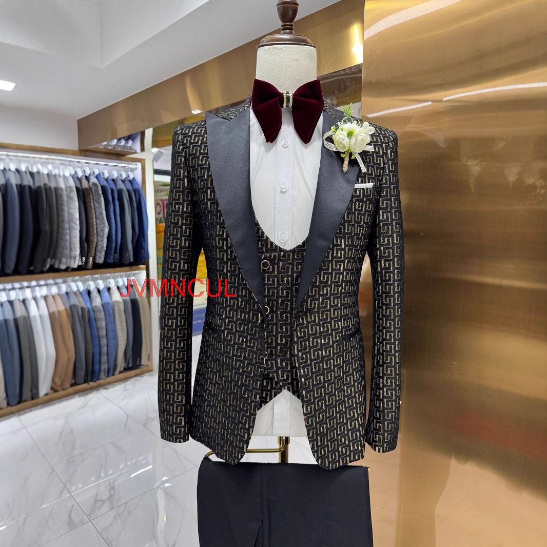 Men's 2026 Printed 3 Piece Sui - Men Formal Wear Outfits incelemesi ve fiyatı