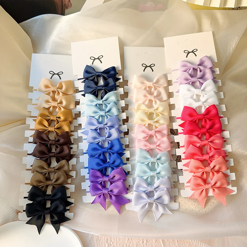 10Pcs 3 Styles Bows Elastic Ha - Tie Bar Clip incelemesi ve fiyatı