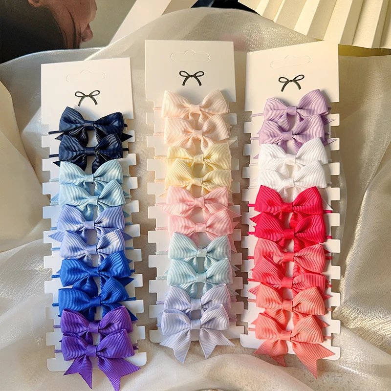10Pcs 3 Styles Bows Elastic Ha - Tie Bar Clip incelemesi ve fiyatı