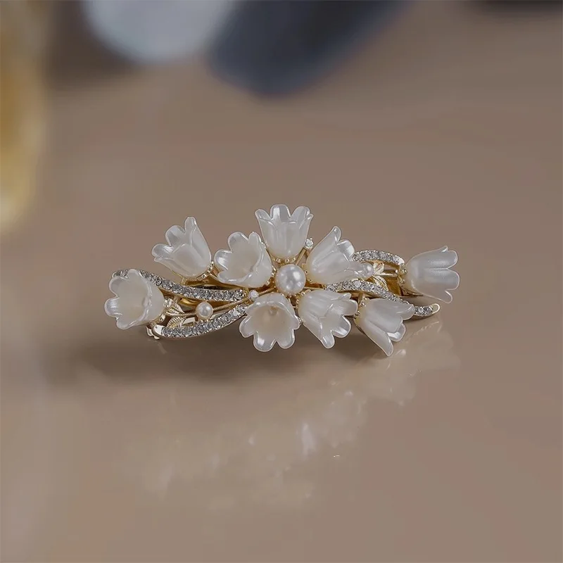 Elegant Pearl Lily of the Vall - Tie Bar Clip incelemesi ve fiyatı