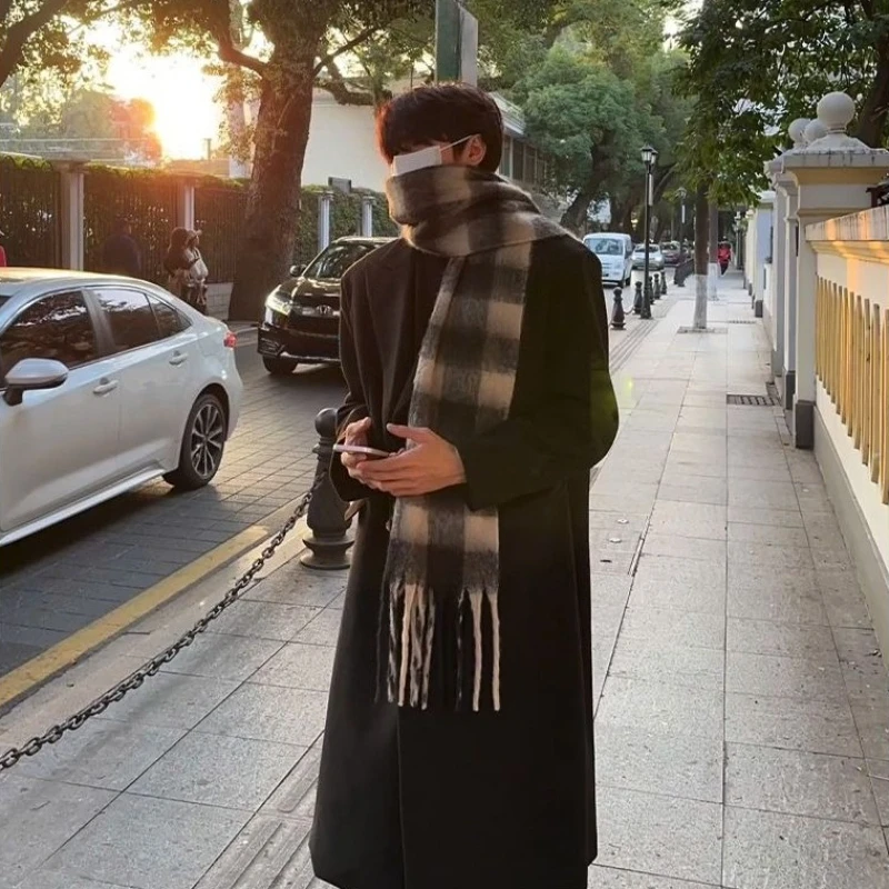 Korean Inspired Men's Wool Ove - Korean Men Formal Wear incelemesi ve fiyatı
