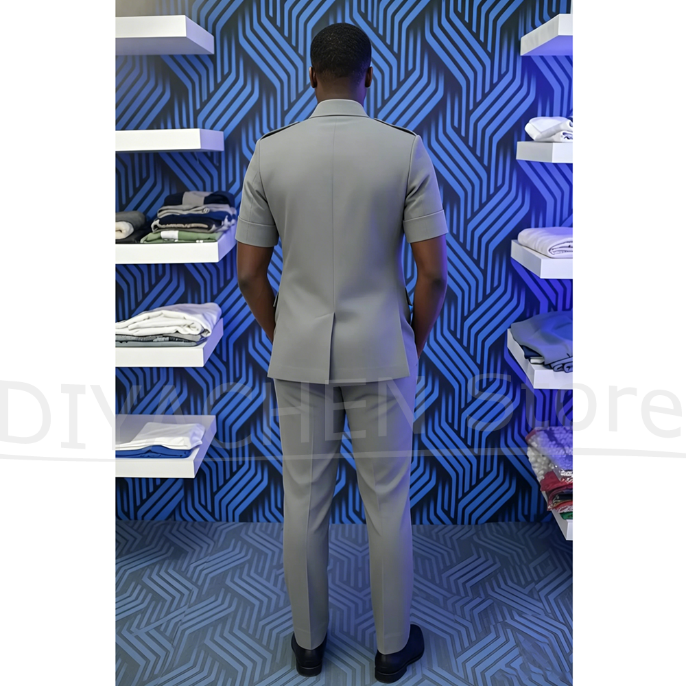 Men Suit Two Piece Stand Lapel - Men Formal Wear Outfits incelemesi ve fiyatı
