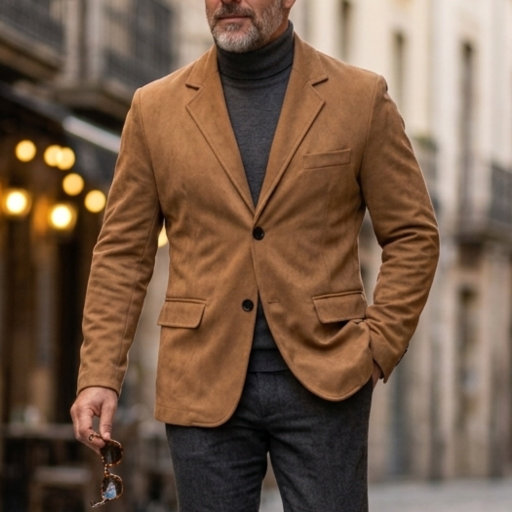 Men's Vintage Smart Casual Sue - Men'S Formal Wear For Office incelemesi ve fiyatı