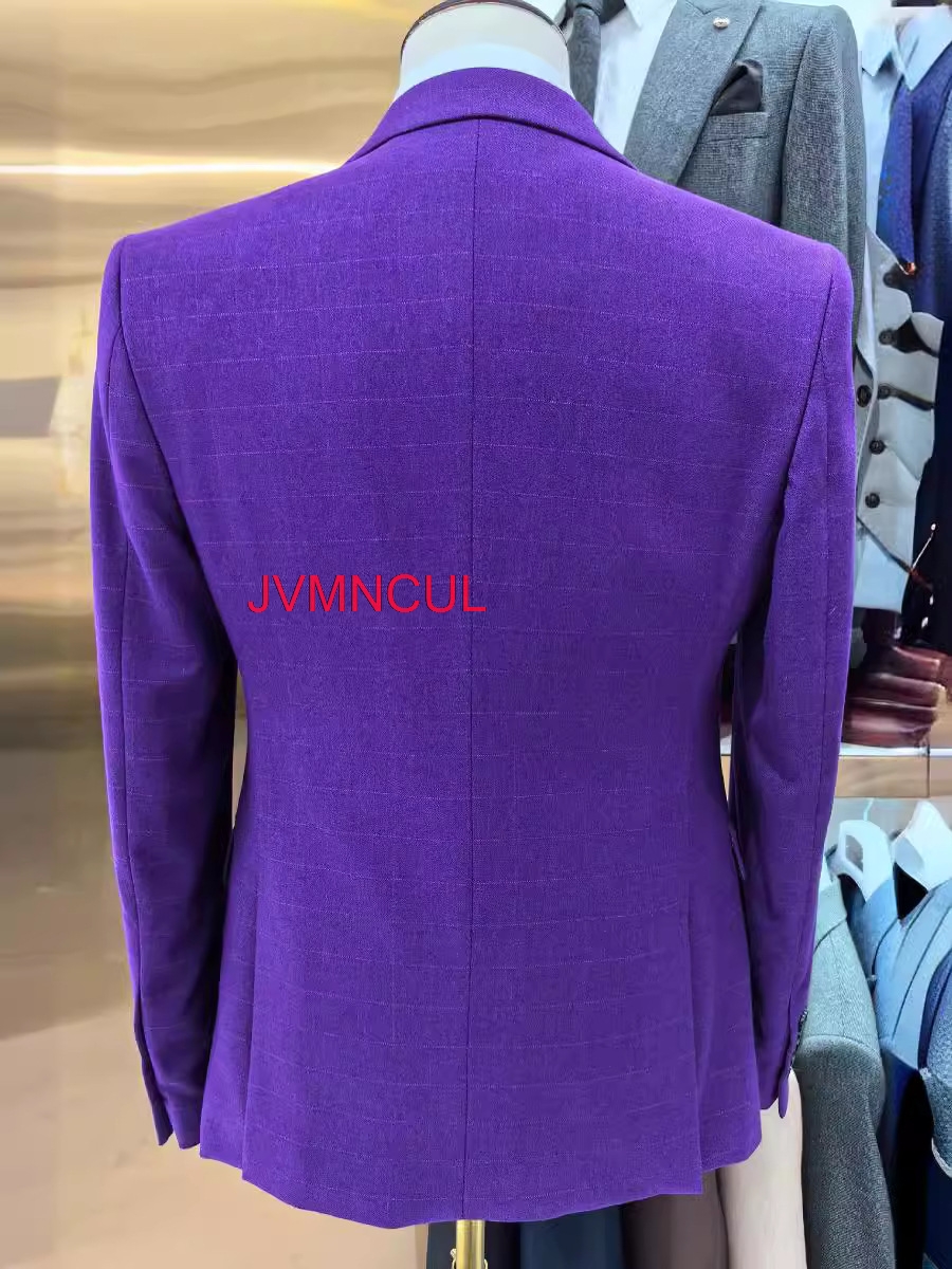 Men's Checkered 3 Piece Suit S - Men Formal Wear With Blazer incelemesi ve fiyatı