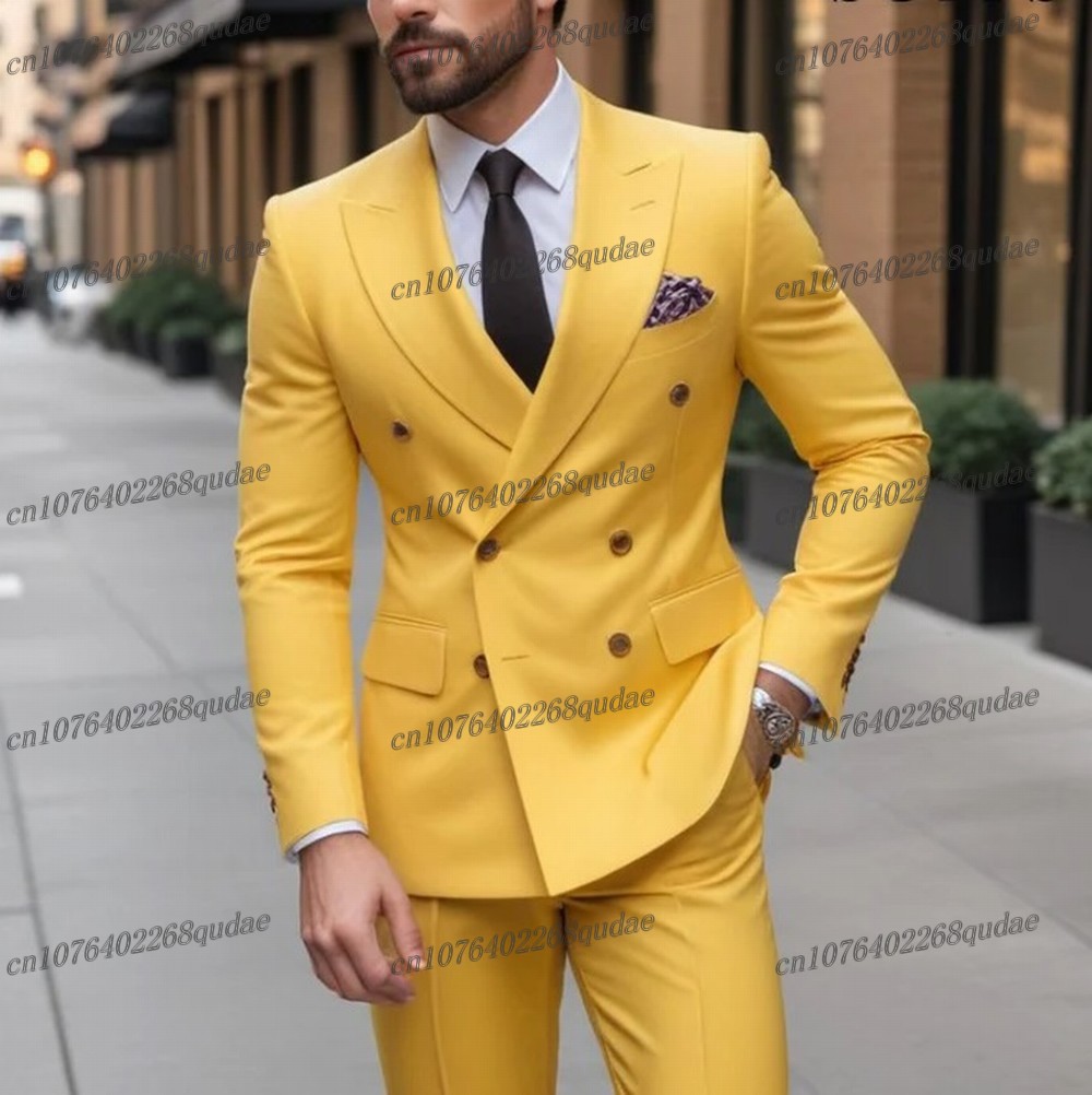 Yellow Formal Occasion Men Sui - Formal Wear For Men Yellow incelemesi ve fiyatı