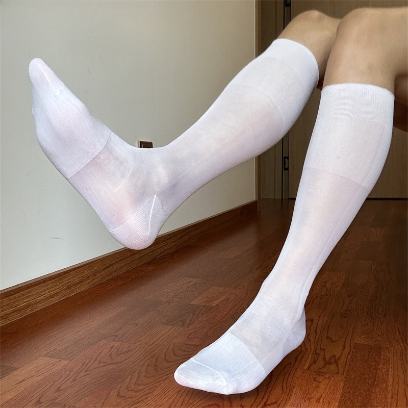 New Mens Knee-high White Socks - Sock Garter Men incelemesi ve fiyatı