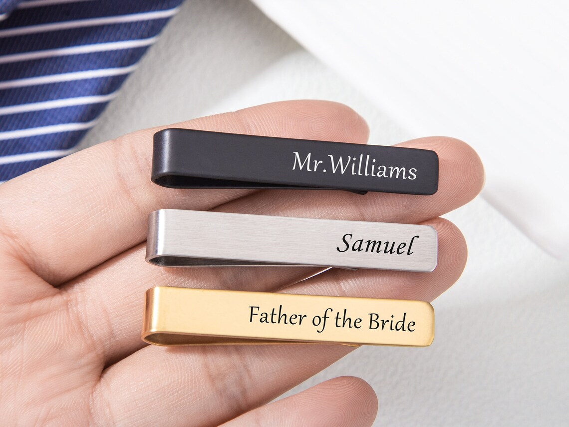 Personalized Custom Name Tie C - Tie Bar Clip incelemesi ve fiyatı