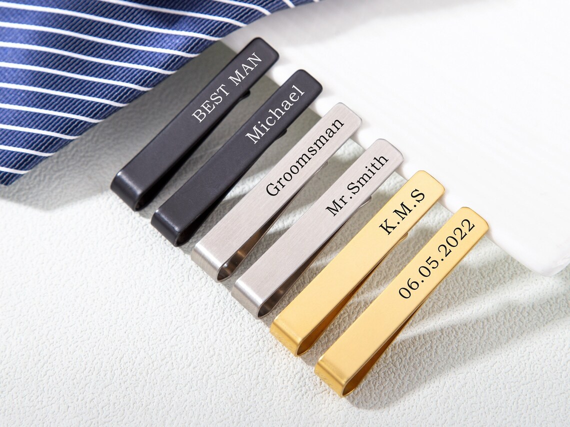 Personalized Custom Name Tie C - Tie Bar Clip incelemesi ve fiyatı