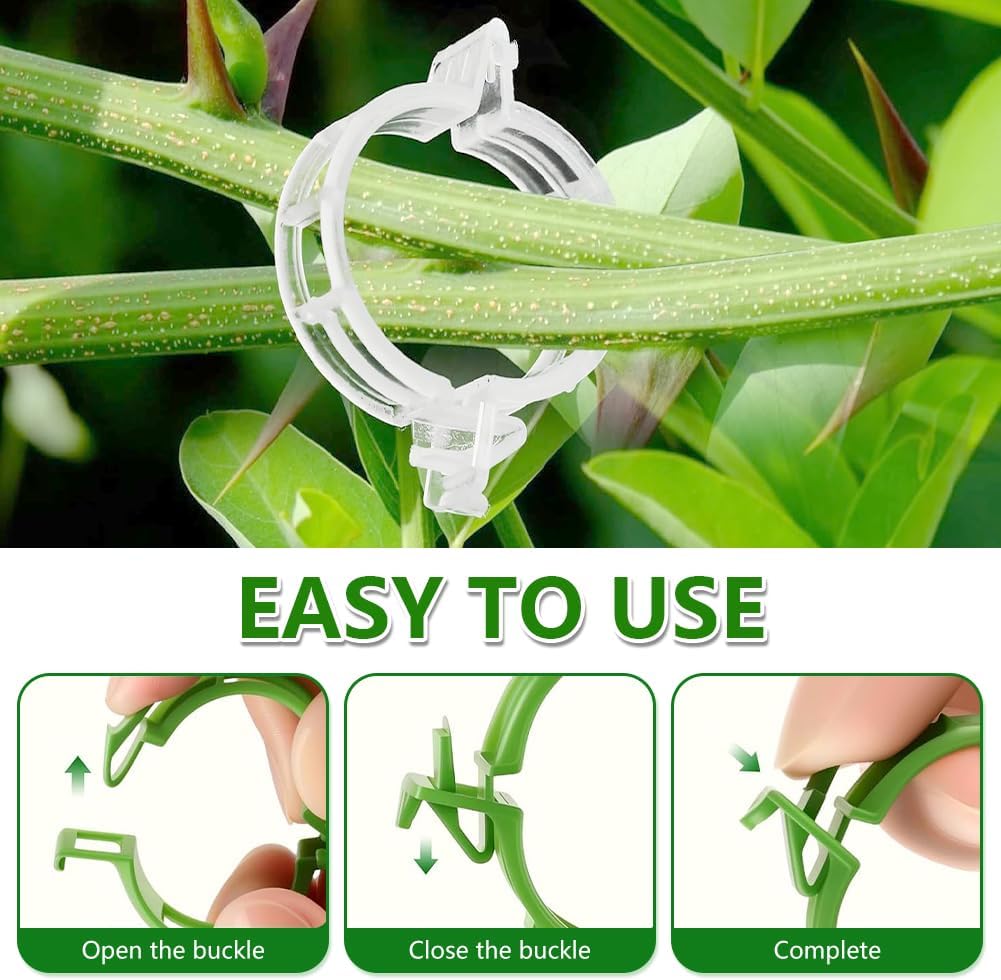 100PCS Plant Support Clips Reu - Tie Bar Clip incelemesi ve fiyatı