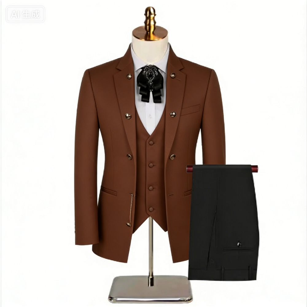 Men's Three-Piece Suit Floral  - Men Formal Wear With Blazer incelemesi ve fiyatı