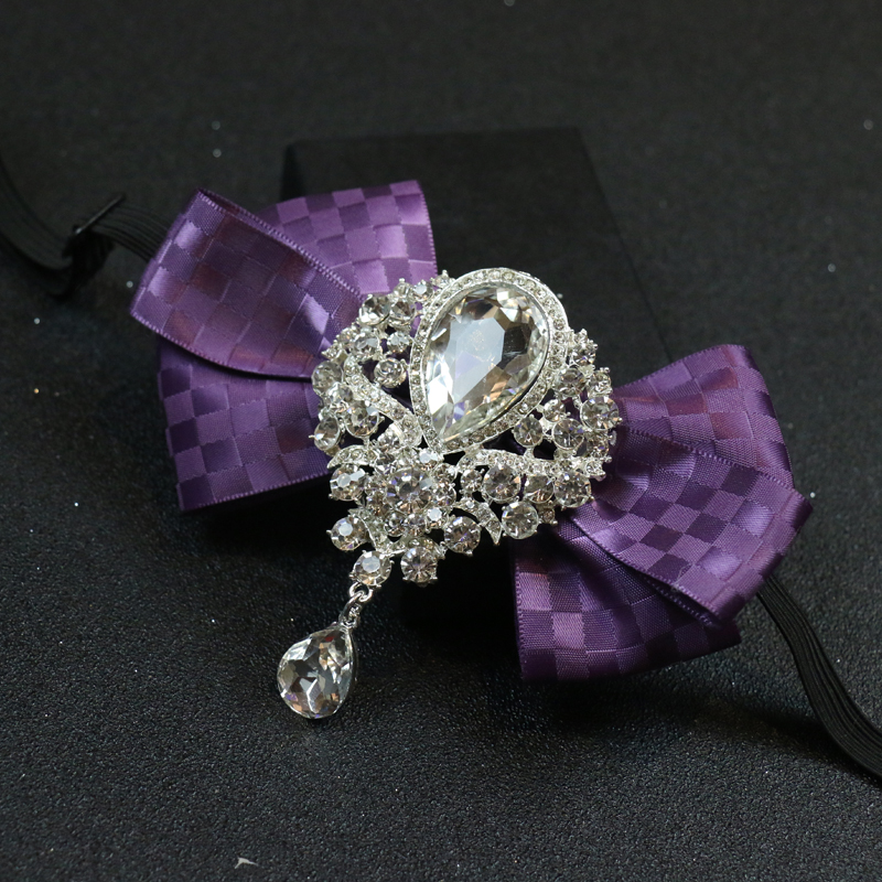 Men's Wedding Rhinestone Bow T - Korean Men Formal Wear incelemesi ve fiyatı