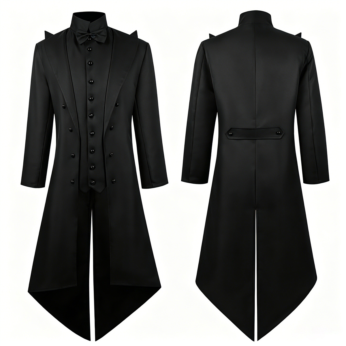 Vintage Gothic Men's Tailcoat  - Men'S Medieval Formal Wear incelemesi ve fiyatı