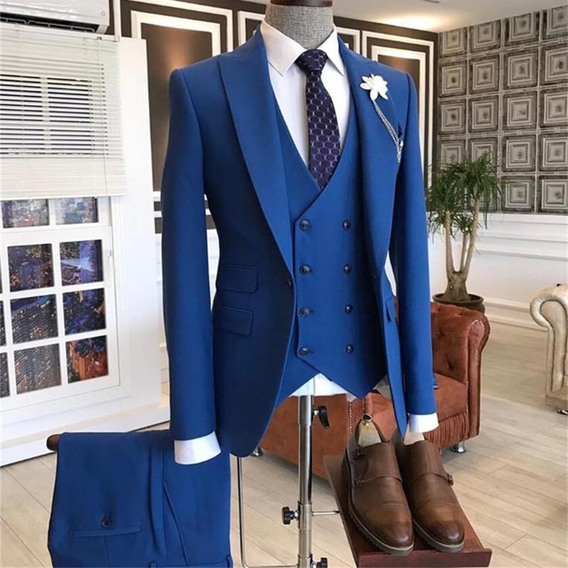 2021 Burgundy Double Breasted  - Men Formal Wear With Blazer incelemesi ve fiyatı