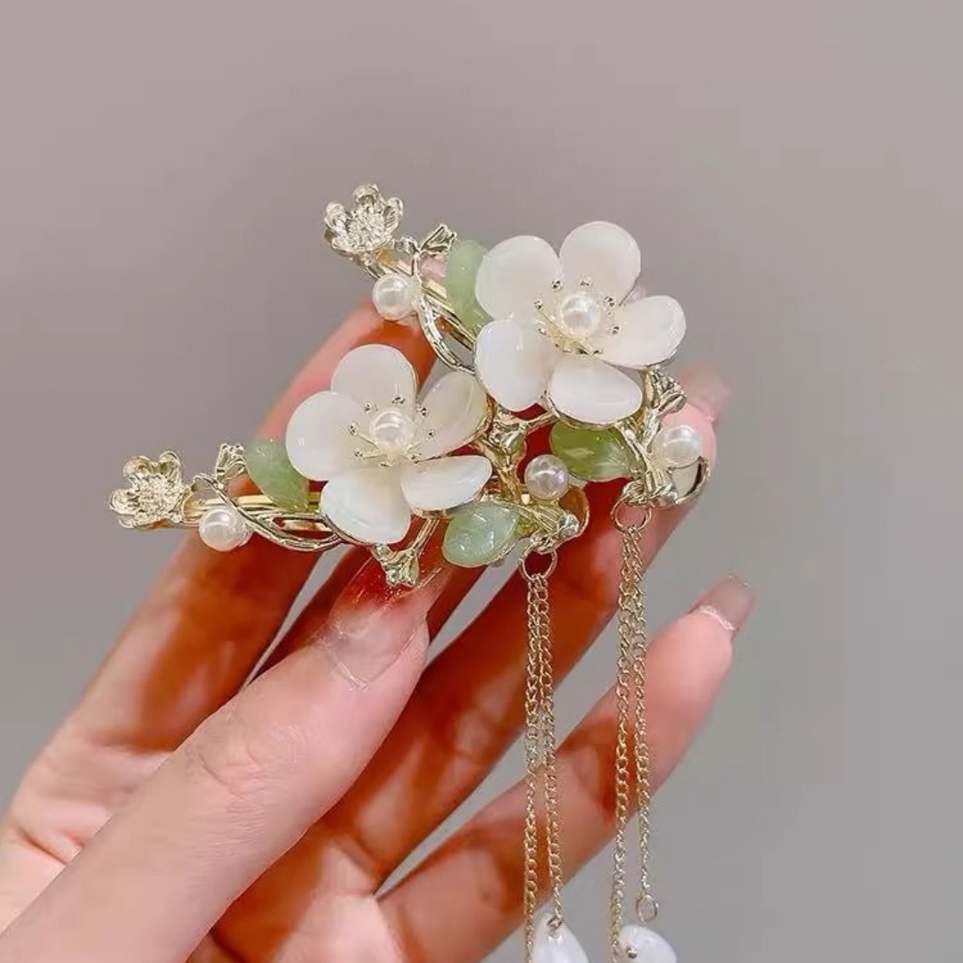 Ancient Style White Magnolia T - Tie Bar Clip incelemesi ve fiyatı