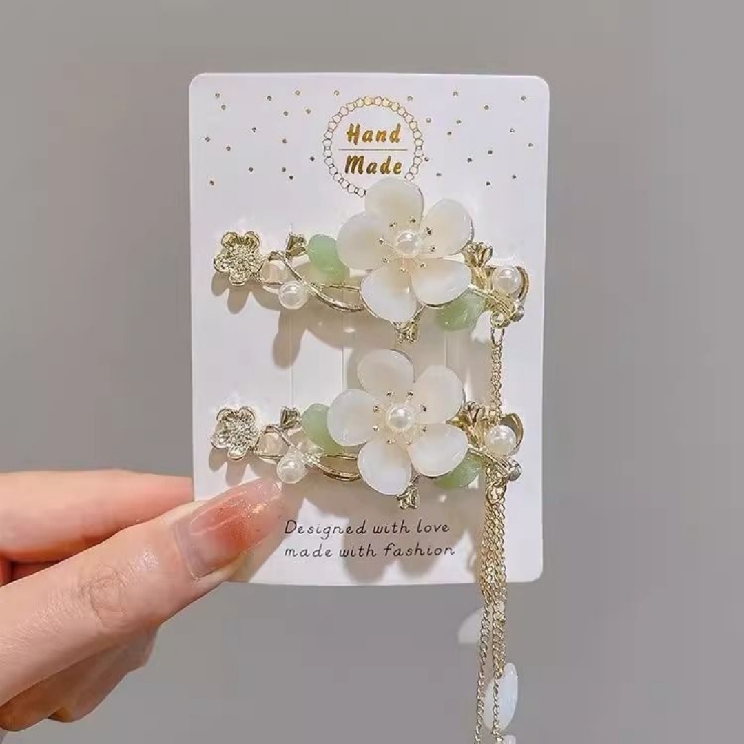 Ancient Style White Magnolia T - Tie Bar Clip incelemesi ve fiyatı