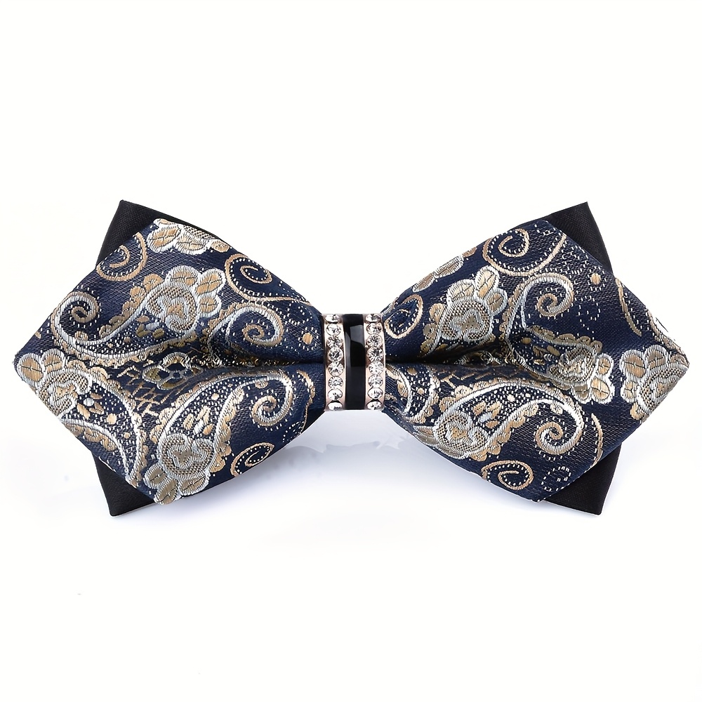 Men's Jacquard Satin Bow Tie w - Formal Wear For Men Yellow incelemesi ve fiyatı