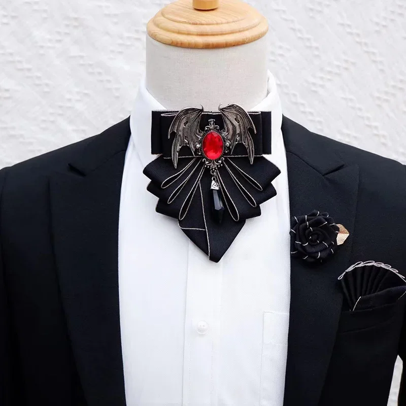 Men's Bow Tie Brooch Set Briti - Korean Men Formal Wear incelemesi ve fiyatı