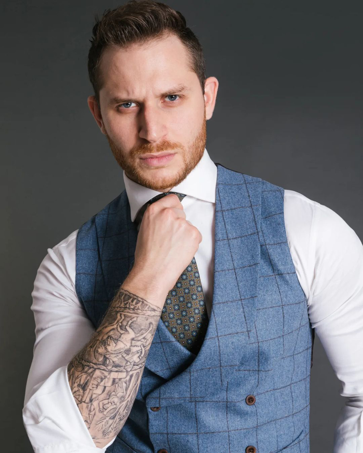 Blue Vintage Men Suit Tailor-M - Men Formal Wear With Blazer incelemesi ve fiyatı