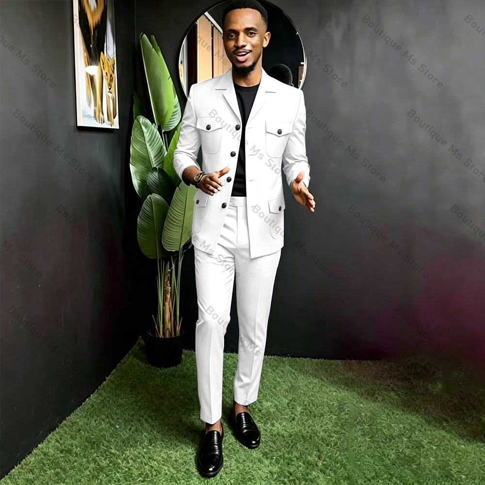 Men Safari Suit Two Piece Set  - Men Formal Wear Outfits incelemesi ve fiyatı