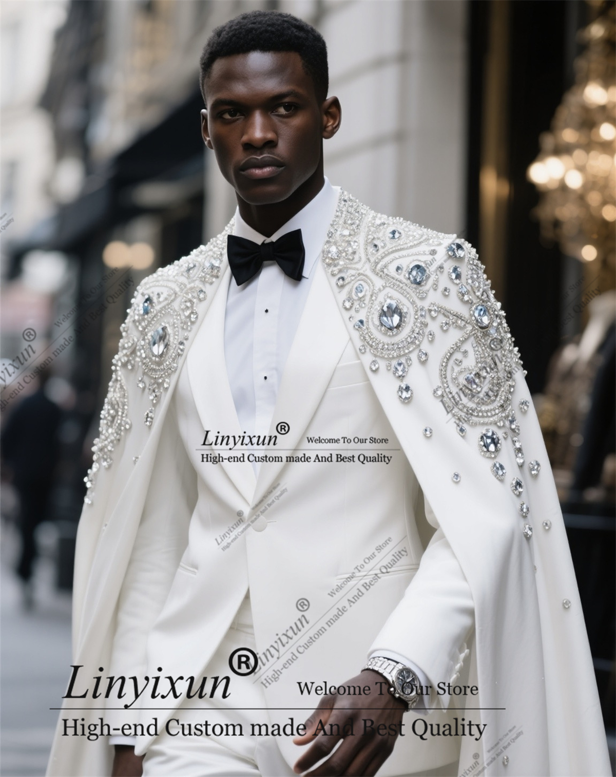 High-end Fashion Diamond Men S - Men Formal Wear With Blazer incelemesi ve fiyatı