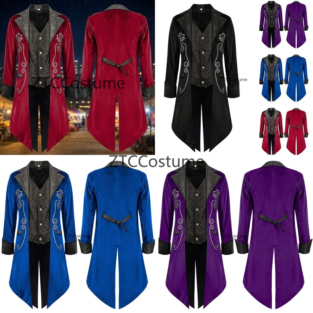 Steampunk Victorian Tailcoat M - Men'S Medieval Formal Wear incelemesi ve fiyatı