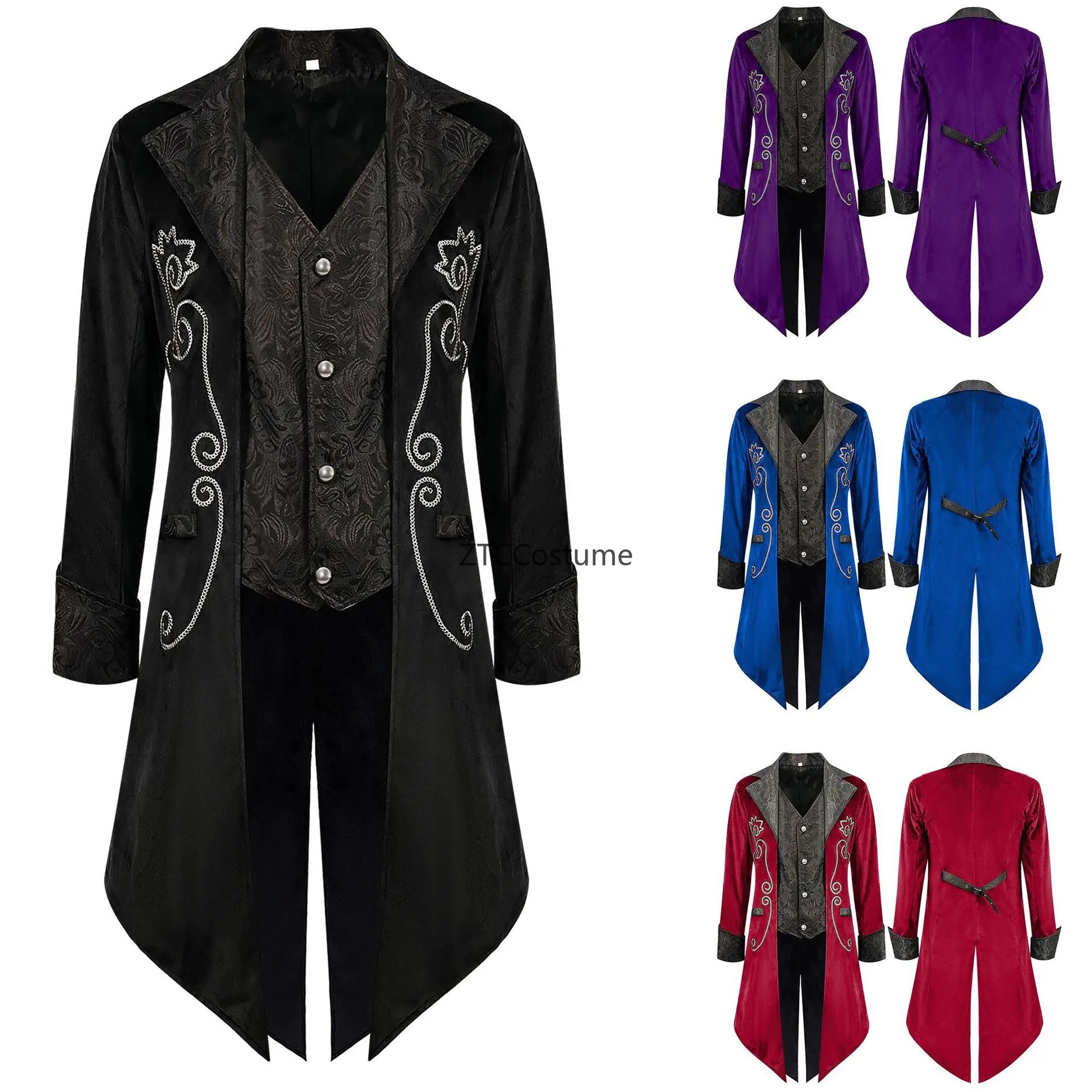 Steampunk Victorian Tailcoat M - Men'S Medieval Formal Wear incelemesi ve fiyatı