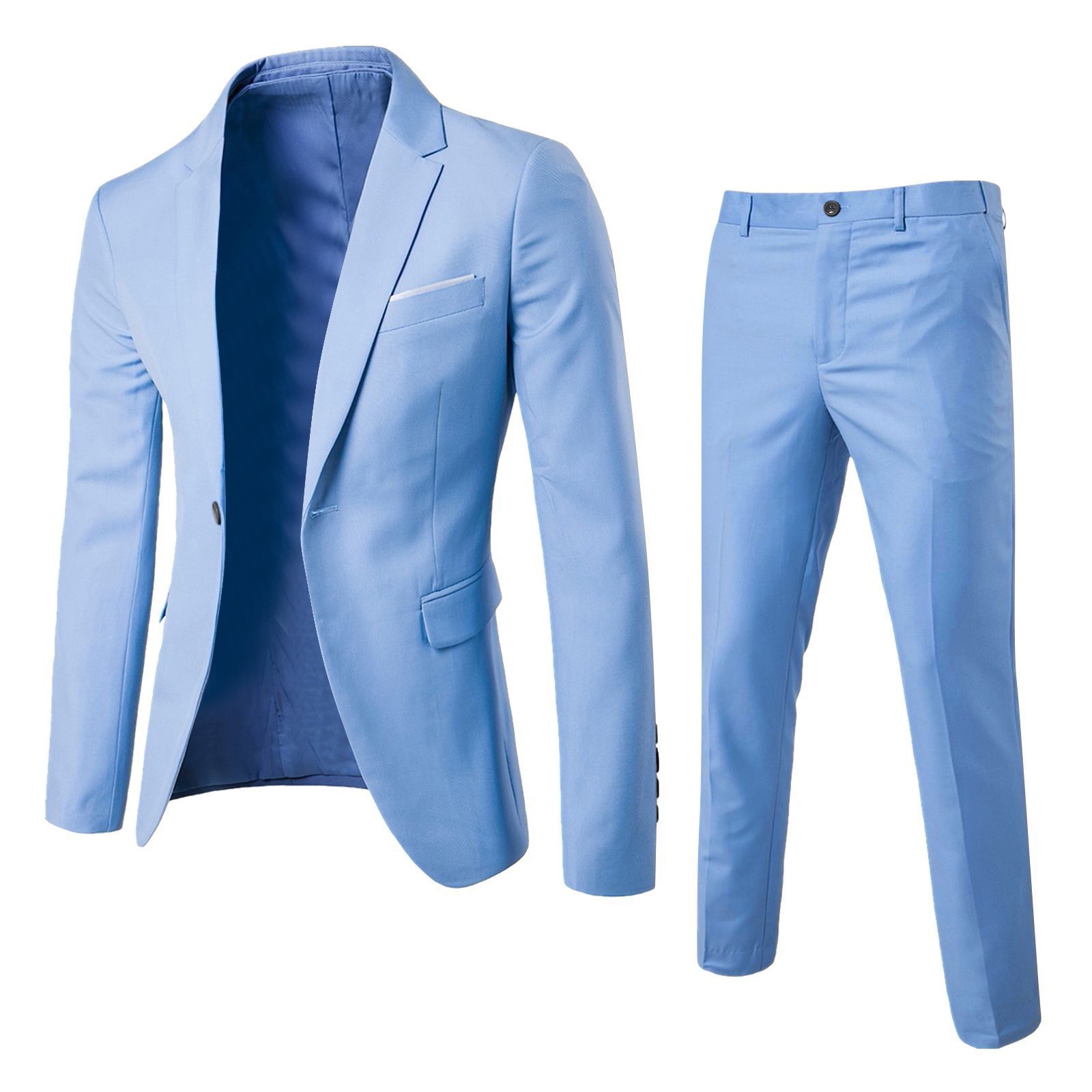 Mens Suit Set Two Piece Busine - Korean Men Formal Wear incelemesi ve fiyatı