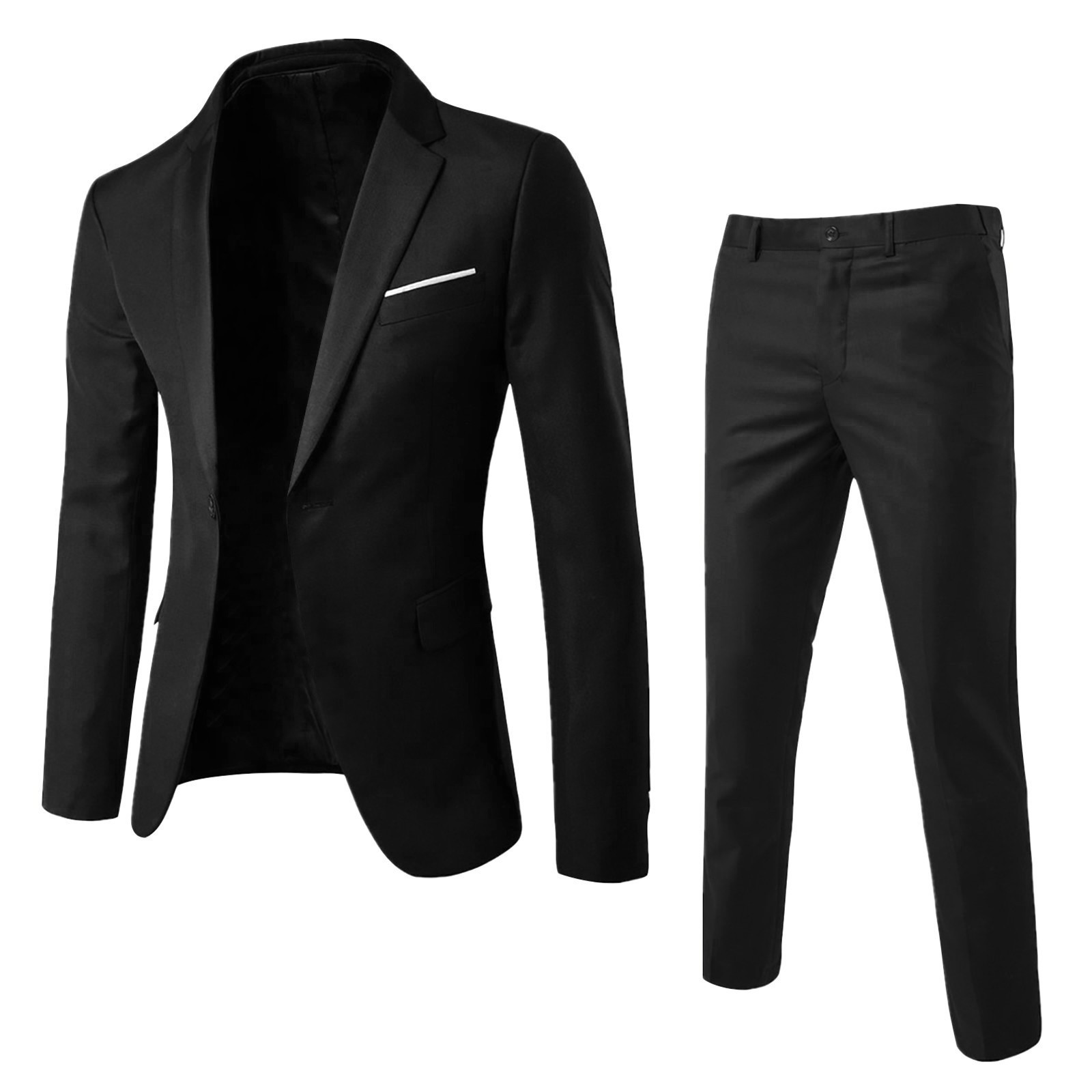 Mens Suit Set Two Piece Busine - Korean Men Formal Wear incelemesi ve fiyatı