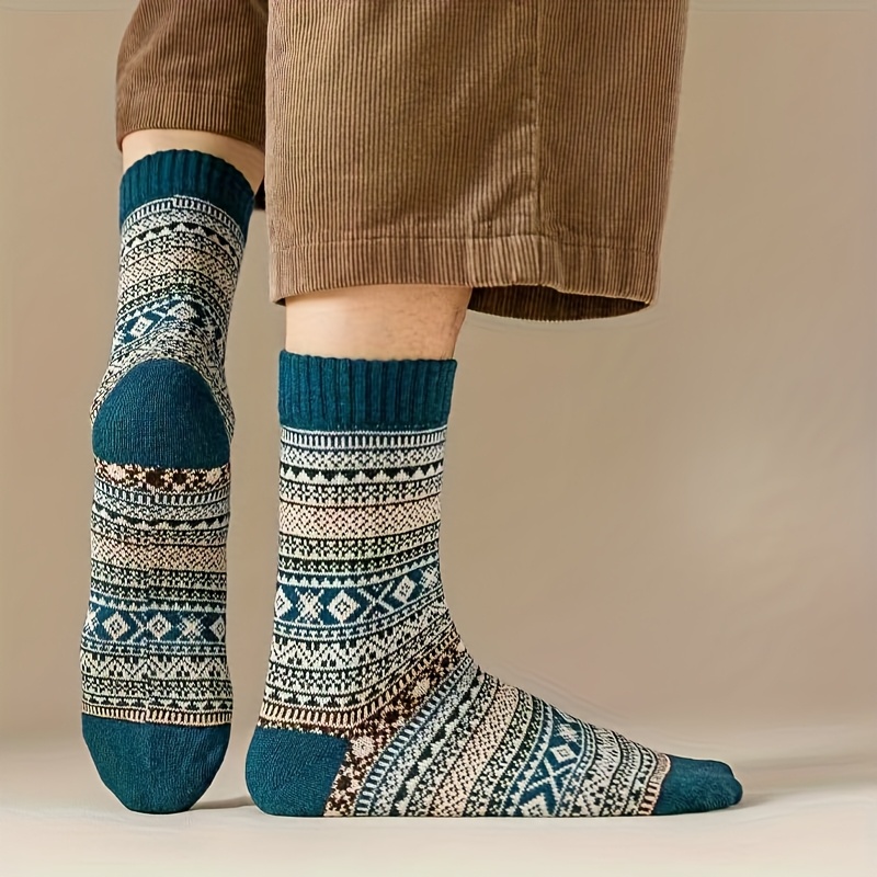 5 Pairs of Winter Retro Thick  - Sock Garter Men incelemesi ve fiyatı