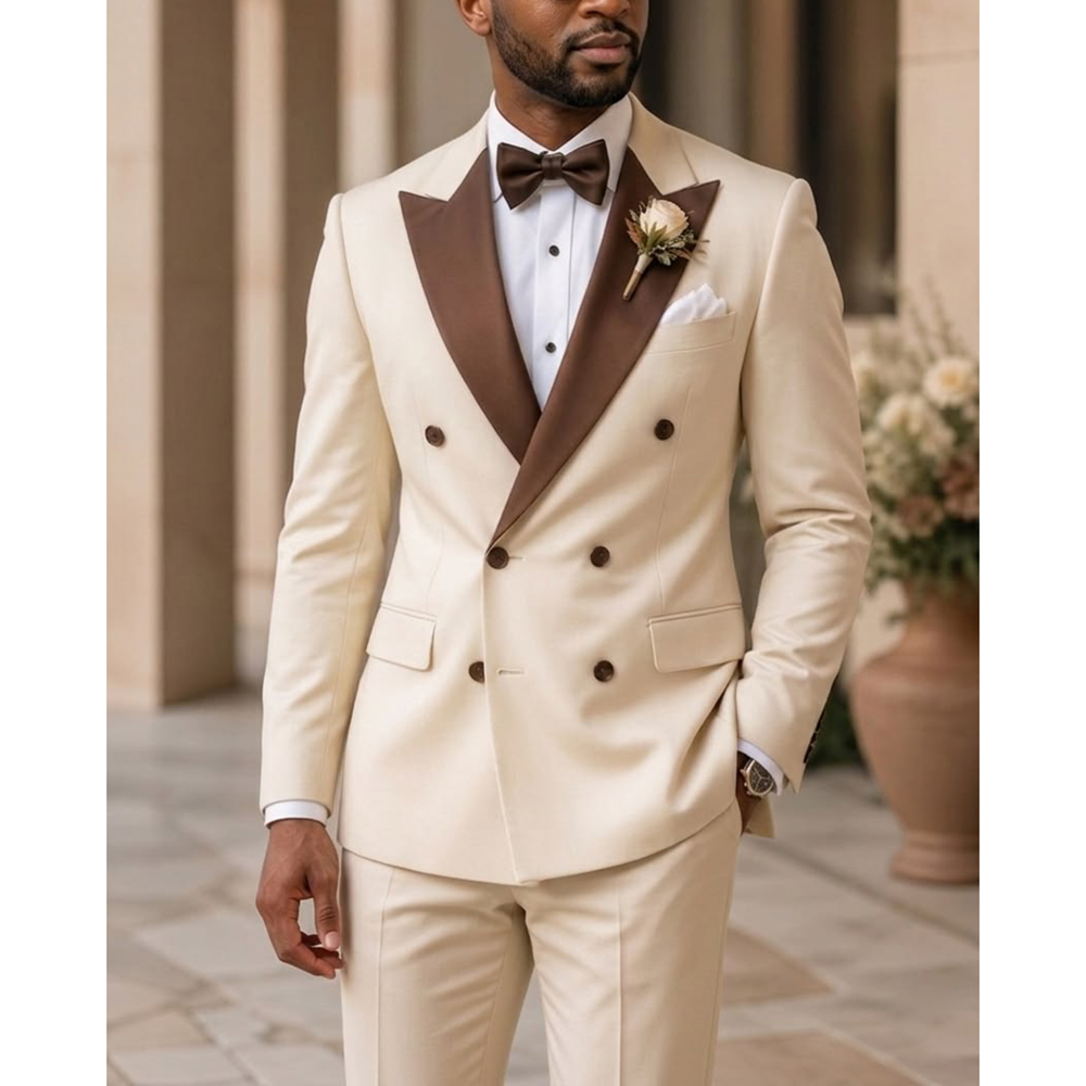 Men Double Breasted Tuxedo Sui - Men Formal Wear Outfits incelemesi ve fiyatı