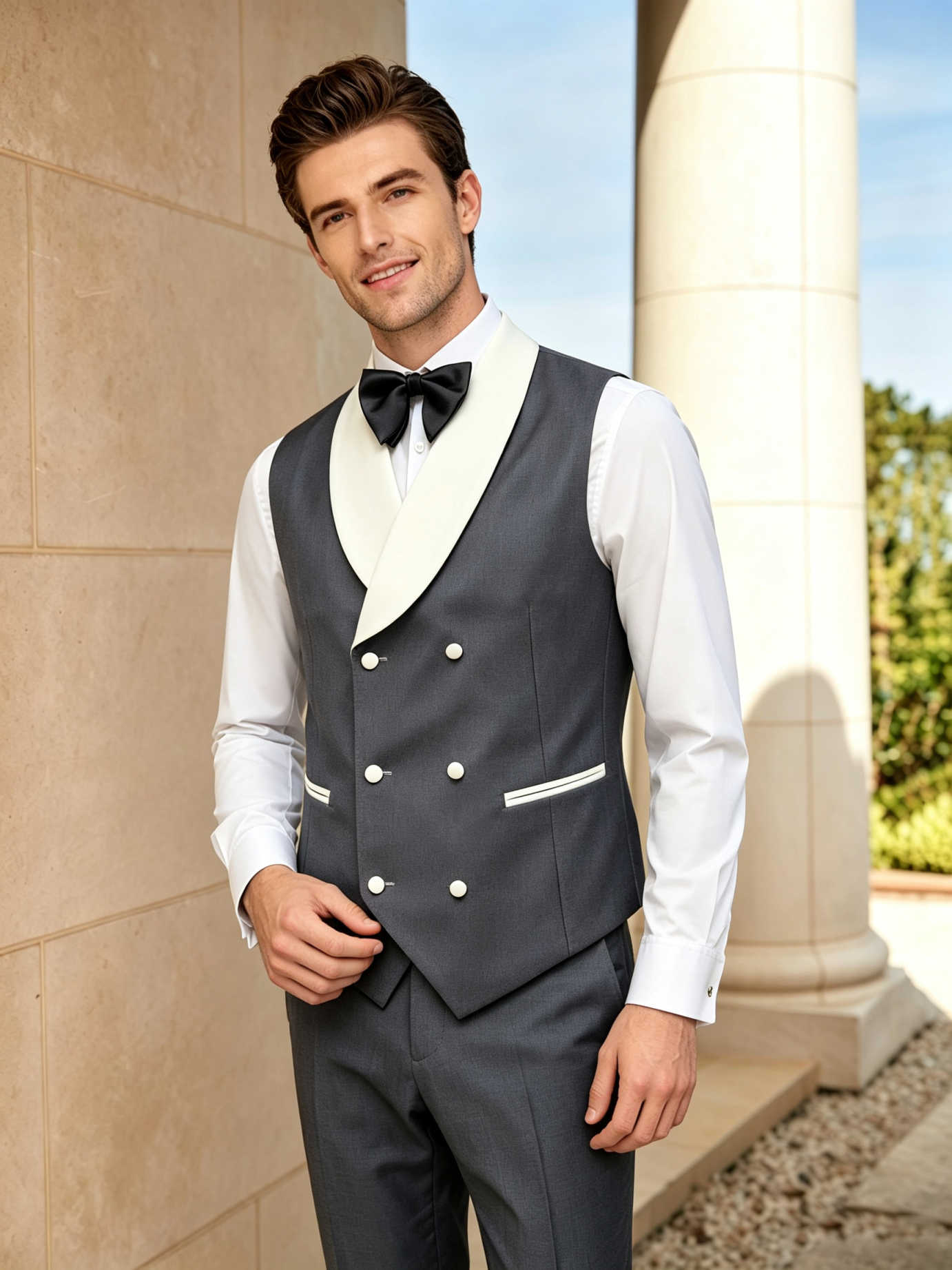 Handsome Tuxedos Men Suits Sha - Men'S Formal Wear For Engagement incelemesi ve fiyatı