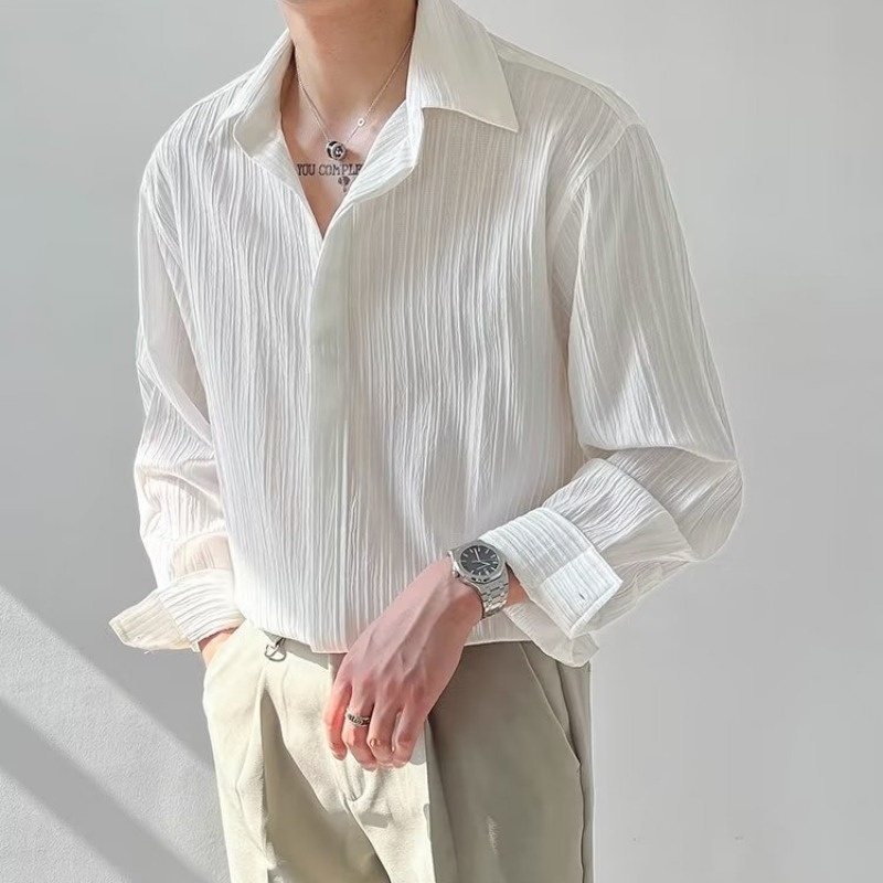 Black Apricot White Long-sleev - Korean Men Formal Wear incelemesi ve fiyatı