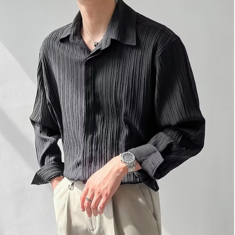 Black Apricot White Long-sleev - Korean Men Formal Wear incelemesi ve fiyatı